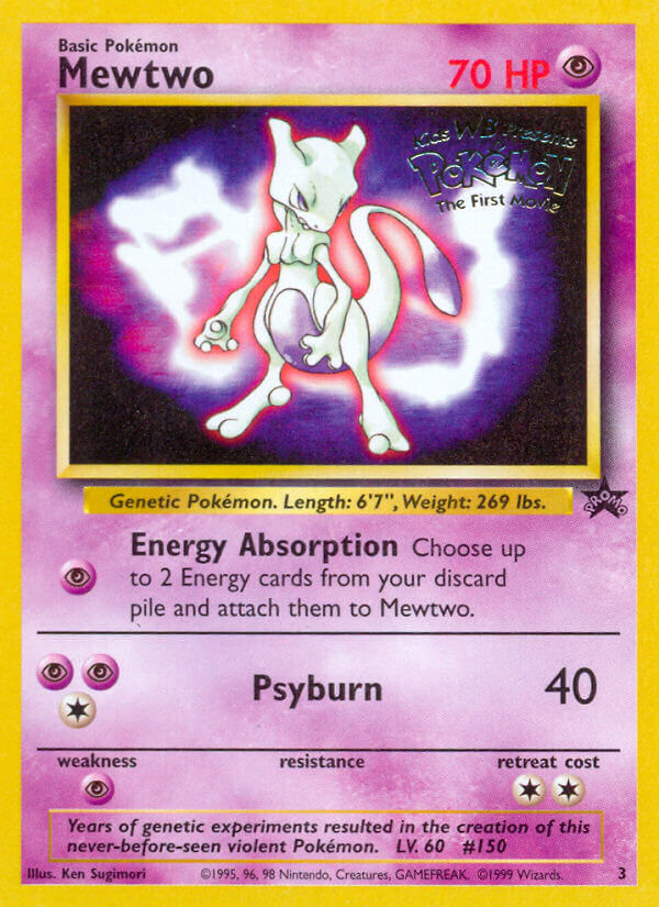 Wizards of the Coast Promos 003 Mewtwo