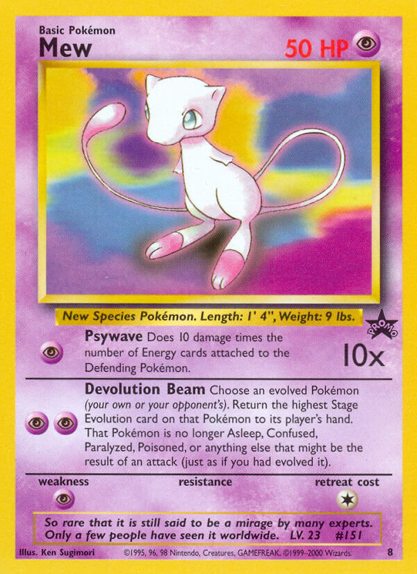 Wizards of the Coast Promos 008 Mew