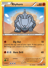 XY Base 060 Rhyhorn