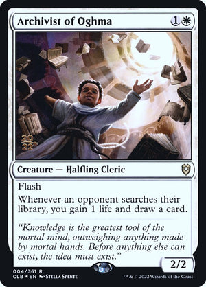 Battle for Baldur's Gate Promos 004S Archivist of Oghma
