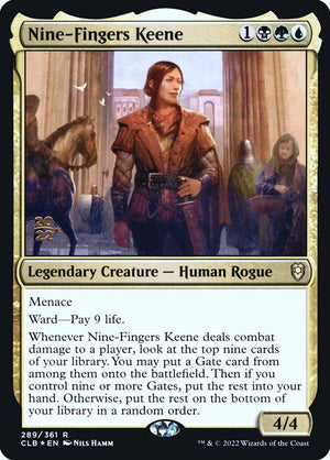 Battle for Baldur's Gate Promos 289S Nine-Fingers Keene