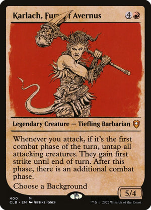 Commander Legends: Battle for Baldur's Gate 400 Karlach, Fury of Avernus