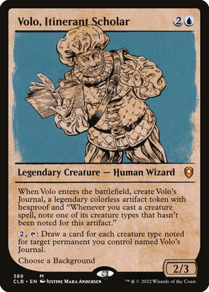 Commander Legends: Battle for Baldur's Gate 388 Volo, Itinerant Scholar