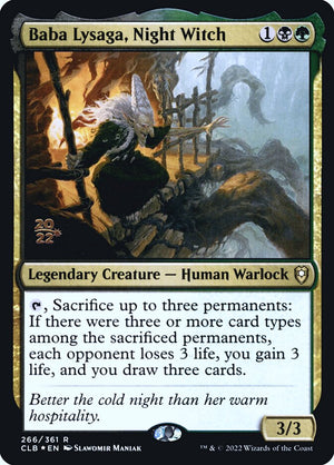 Battle for Baldur's Gate Promos 266S Baba Lysaga, Night Witch