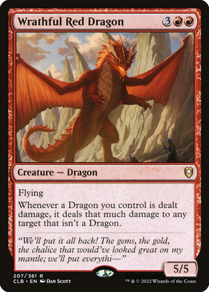 Commander Legends: Battle for Baldur's Gate 207 Wrathful Red Dragon