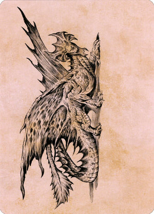 Battle for Baldur's Gate Art Series 049 Ancient Brass Dragon // Ancient Brass Dragon