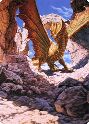 Battle for Baldur's Gate Art Series 002 Ancient Brass Dragon // Ancient Brass Dragon