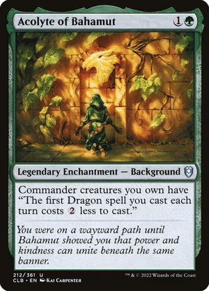 Commander Legends: Battle for Baldur's Gate 212 Acolyte of Bahamut