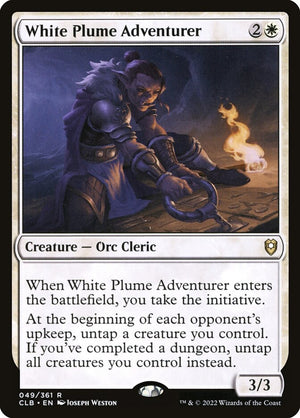 Commander Legends: Battle for Baldur's Gate 049 White Plume Adventurer