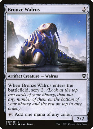 Commander Legends: Battle for Baldur's Gate 302 Bronze Walrus