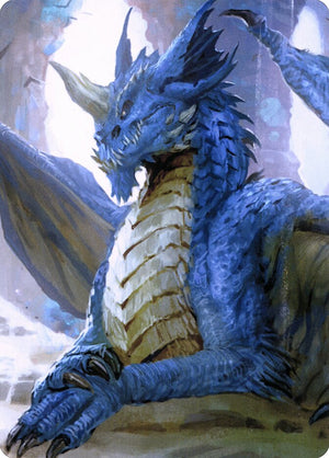 Battle for Baldur's Gate Art Series 027 Young Blue Dragon // Young Blue Dragon