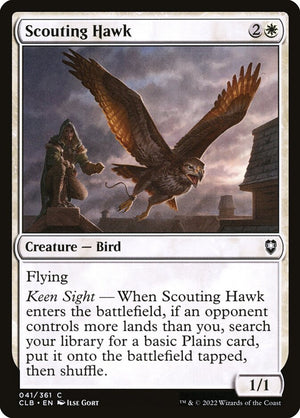 Commander Legends: Battle for Baldur's Gate 041 Scouting Hawk