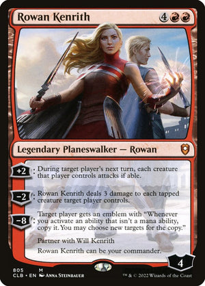 Commander Legends: Battle for Baldur's Gate 805 Rowan Kenrith