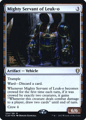 Battle for Baldur's Gate Promos 324S Mighty Servant of Leuk-o