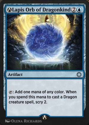 Alchemy Horizons: Baldur's Gate A-127 A-Lapis Orb of Dragonkind