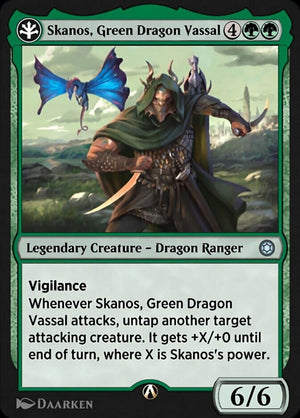 Alchemy Horizons: Baldur's Gate 018G Skanos, Green Dragon Vassal