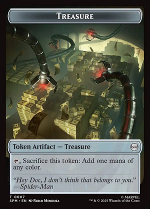 Marvel's Spider-Man Tokens 007 Treasure