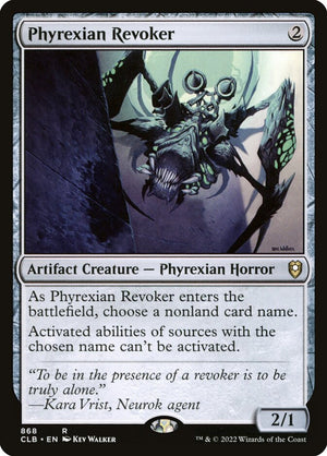 Commander Legends: Battle for Baldur's Gate 868 Phyrexian Revoker