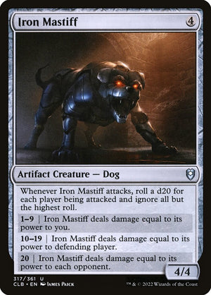 Commander Legends: Battle for Baldur's Gate 317 Iron Mastiff
