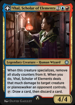 Alchemy Horizons: Baldur's Gate 008R Vhal, Scholar of Elements