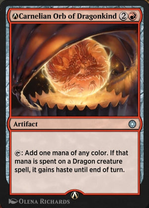 Alchemy Horizons: Baldur's Gate A-177 A-Carnelian Orb of Dragonkind