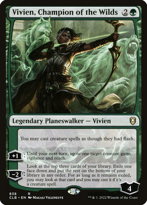 Commander Legends: Battle for Baldur's Gate 838 Vivien, Champion of the Wilds