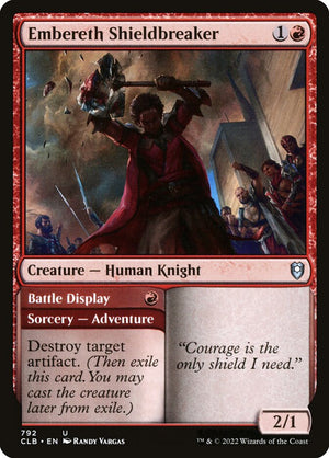 Commander Legends: Battle for Baldur's Gate 792 Embereth Shieldbreaker // Battle Display