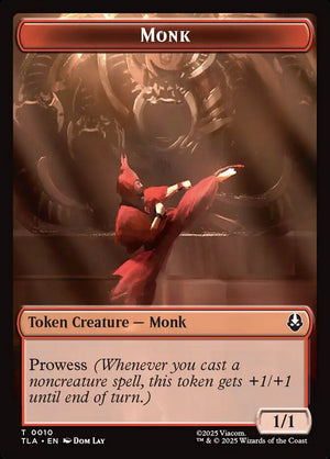 Avatar: The Last Airbender Tokens 010 Monk