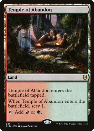 Commander Legends: Battle for Baldur's Gate 921 Temple of Abandon