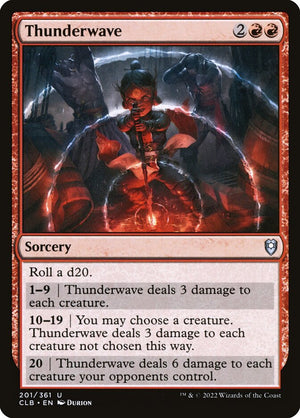 Commander Legends: Battle for Baldur's Gate 201 Thunderwave