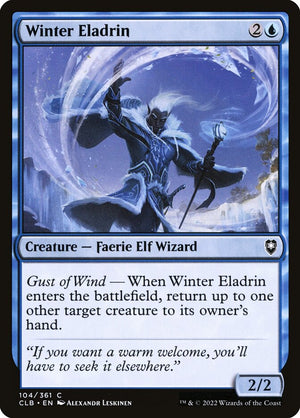 Commander Legends: Battle for Baldur's Gate 104 Winter Eladrin