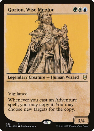 Commander Legends: Battle for Baldur's Gate 423 Gorion, Wise Mentor