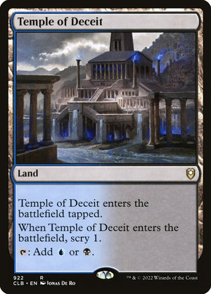 Commander Legends: Battle for Baldur's Gate 922 Temple of Deceit