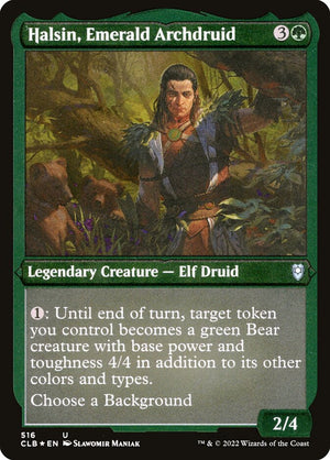 Commander Legends: Battle for Baldur's Gate 516 Halsin, Emerald Archdruid