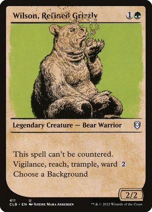 Commander Legends: Battle for Baldur's Gate 411 Wilson, Refined Grizzly