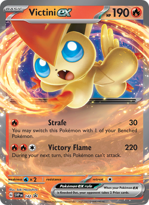 SVP Black Star Promos 142 Victini ex