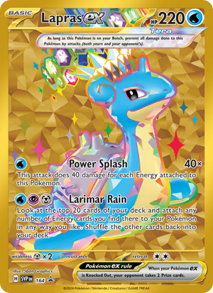 SVP Black Star Promos 164 Lapras ex