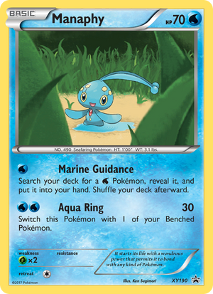 XY Black Star Promos XY190 Manaphy