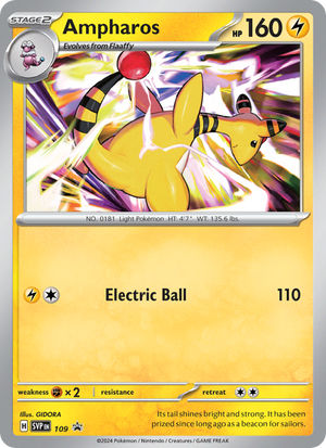 SVP Black Star Promos 109 Ampharos
