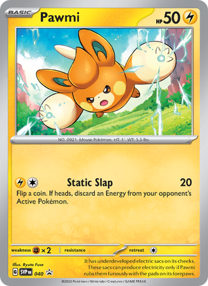 SVP Black Star Promos 040 Pawmi