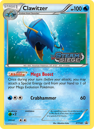 XY Black Star Promos XY146 Clawitzer