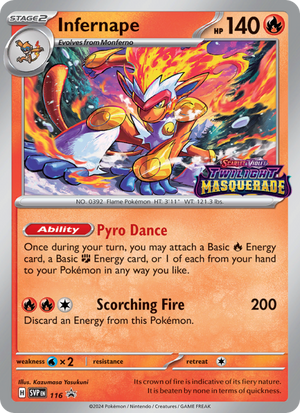 SVP Black Star Promos 116 Infernape