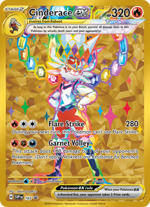 SVP Black Star Promos 163 Cinderace ex