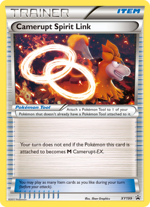 XY Black Star Promos XY199 Camerupt Spirit Link