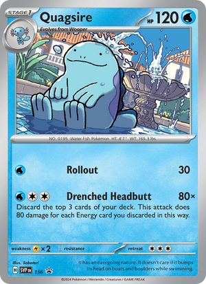SVP Black Star Promos 156 Quagsire
