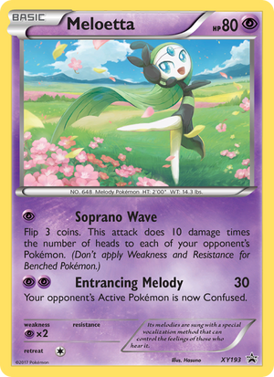 XY Black Star Promos XY193 Meloetta