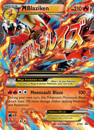 XY Black Star Promos XY86 M Blaziken EX