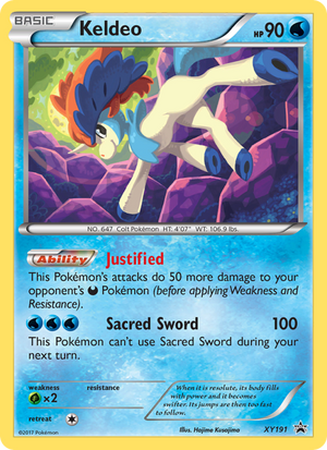 XY Black Star Promos XY191 Keldeo