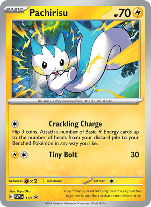 SVP Black Star Promos 158 Pachirisu