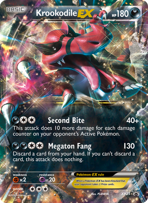 XY Black Star Promos XY25 Krookodile EX